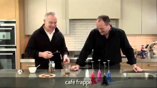 How to make a frappé coffee using an aerolatte milk frother [upl. by Connors]