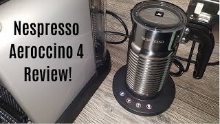 Nespresso Aeroccino 4 Milk Frother Review  Worth upgrading from the Aeroccino 3 [upl. by Jehanna]