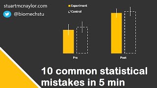 Ten Statistical Mistakes in 5 Min [upl. by Darelle893]