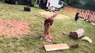 A fabulous range of wooden sculpture at Caerleon festival 2024 [upl. by Fillian]